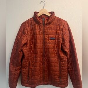 Patagonia Women's Nano Puff Insulated Jacket in Burnished Red
